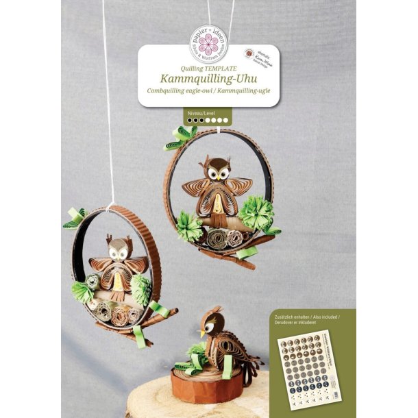 Kam-Quilling Ugle, Instruktionsh�fte