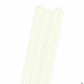 Karen Marie Klip papirstrimler: On Edge 10 mm, Nature White