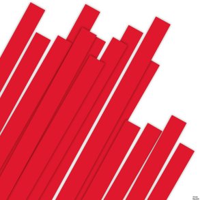 Karen Marie Klip papirstrimler: 10 mm, Red