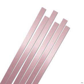 Karen Marie Klip papirstrimler: 10 mm luxus, Misty Rose