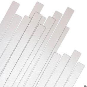 Karen Marie Klip papirstrimler: 10 mm luxus, Oyster Shell