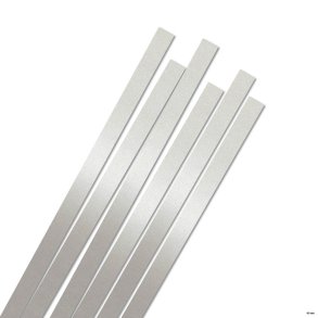 Karen Marie Klip papirstrimler: 10 mm luxus, Pearl Silver