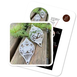 Spids Julekugle og Stort Hjerter, Idside