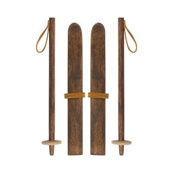 Maileg: Ski og skistave, Storebror og -sster mus