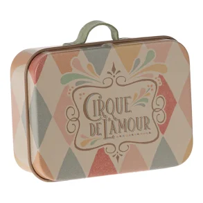 Maileg: Kuffert i metal, micro - Harlequin