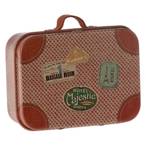 Maileg: Kuffert i metal, micro - Rosa