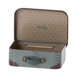 Maileg: Kuffert i metal, micro - Bl