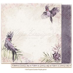 Maja Design: Tropical Garden - Purple Parrot
