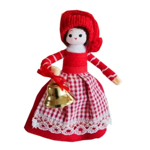 Anne Beate Design: Nissekone med juleklokke 2022