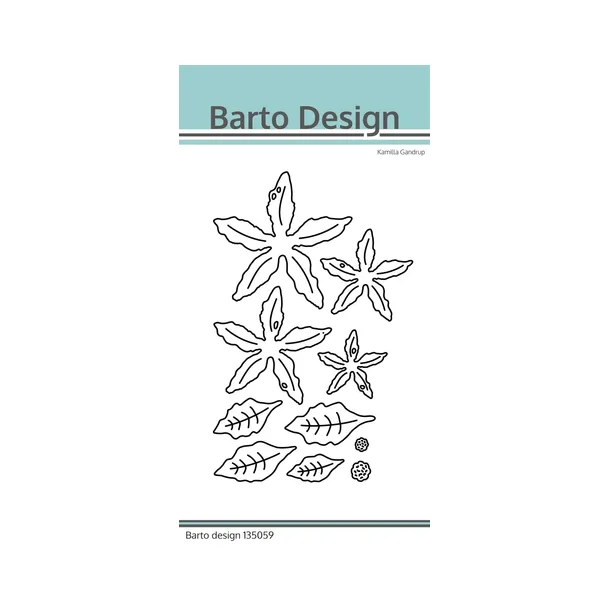 Barto Design Dies "Poinsettia"  