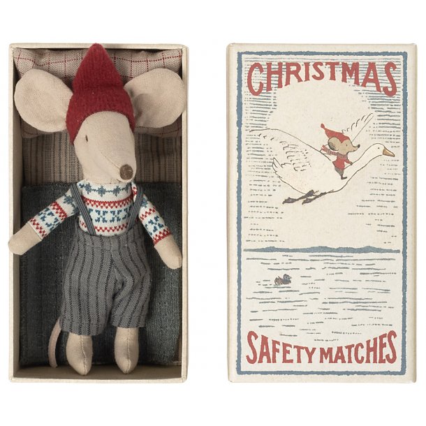Maileg: Christmas Mouse in a Box, big brother