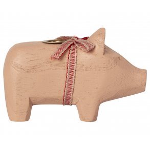 Maileg: Gris i tr pudder - small