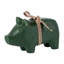 Maileg: Gris i tr grn - small