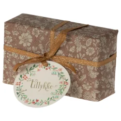 Maileg: Til &amp; Fra kort - Tillykke