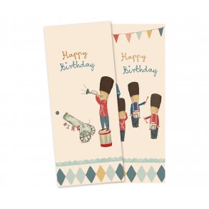 Maileg: Servietter - Happy Birthday med Garder