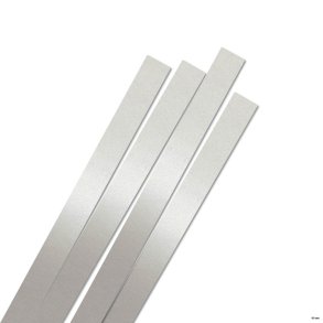 Karen Marie Klip papirstrimler: 15 mm luxus, Pearl Silver