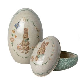 Maileg: Metal�g, sand/gr�n 2 stk. s�t