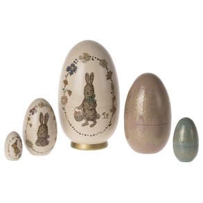Maileg: P�ske Babushka �g, 5 stk. s�t
