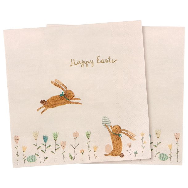 Maileg: Servietter - Happy Easter, large