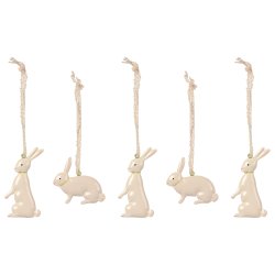 Maileg: Easter Bunny, ophng - 5 stk. st
