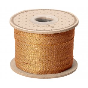 Maileg: 7 mm Ribbon, Ocher/Gold