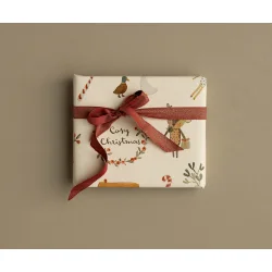 Maileg: 18 mm Ribbon, Red/Gold