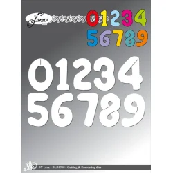 BY Lene Die "Balloon Numbers"  