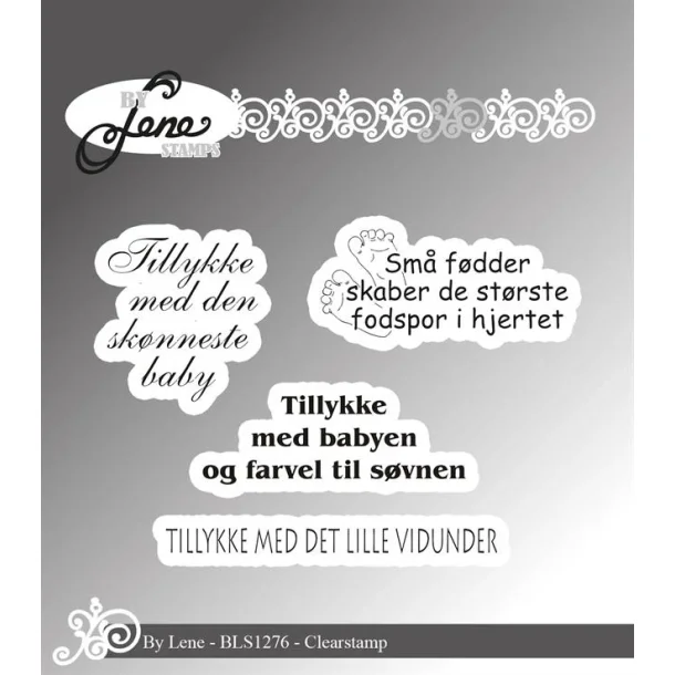 By Lene: Stempel "Danske Tekster"  