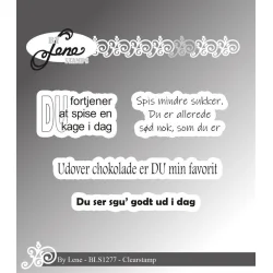 By Lene: Stempel "Danske Tekster"  