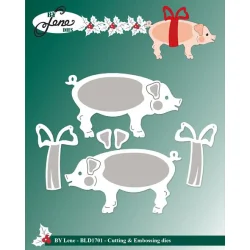 BY Lene Die "Large Christmas Pig"  