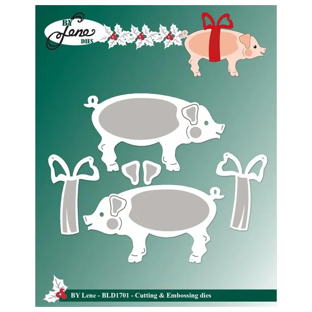 BY Lene Die "Large Christmas Pig" BLD1701