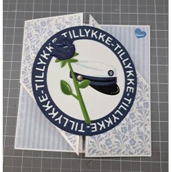 BY Lene Die "Tillykke ramme"  