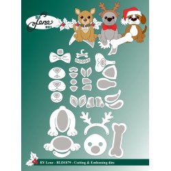 By Lene Die "Christmas Doggies"  