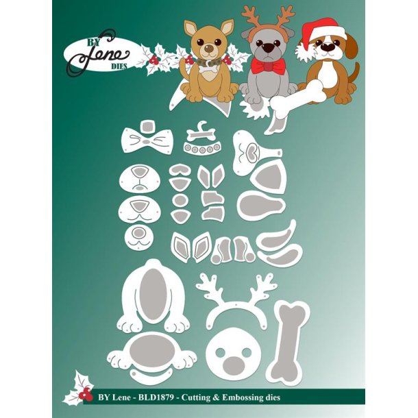 By Lene Die "Christmas Doggies"  