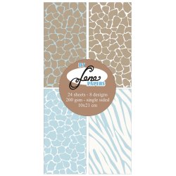 By Lene: "Wild Baby - blue" - 10 x 21 cm