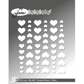 By Lene: Enamel Hearts 