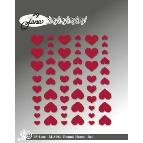 By Lene: Enamel Hearts 
