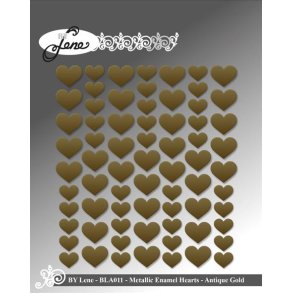By Lene: Enamel Hearts 