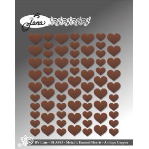By Lene: Enamel Hearts 