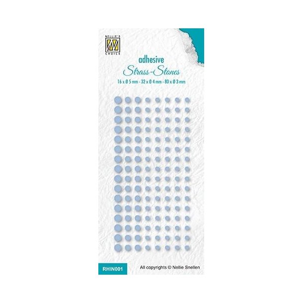 Nellie Snellen: Rhinsten "Bright Blue" 