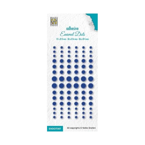 Nellie Snellen: Enamel Dots "Blue" 