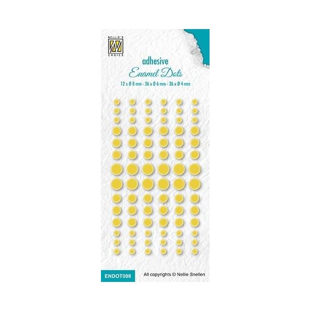 Nellie Snellen: Enamel Dots "Yellow" 