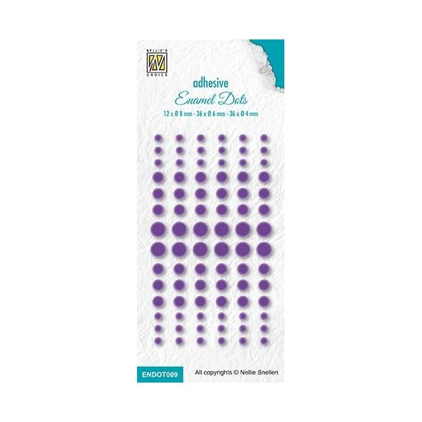 Nellie Snellen: Enamel Dots "Purple" 