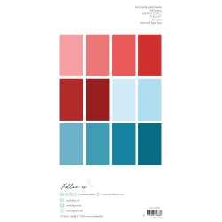 Studio Light: "Red &amp; Blue" - Ensfarvet