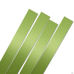 Karen Marie Klip papirstrimler: 25 mm luxus, Pistacchio