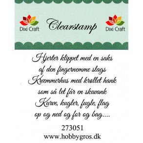 Dixi Craft Stempel 