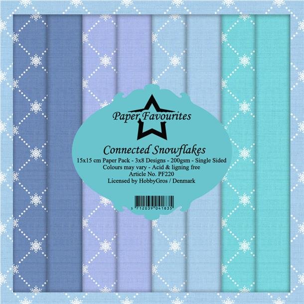 Paper Favourites: "Connected Snowflakes" - 15 x 15 cm