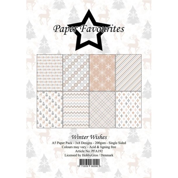 Paper Favourites: "Winter Wishes" - A5