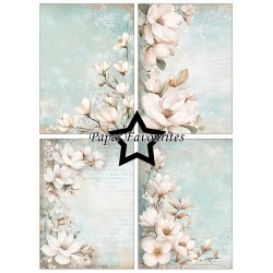 Paper Favourites: "Dusty Blue Magnolia" - A6