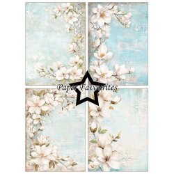 Paper Favourites: "Dusty Blue Magnolia" - A6
